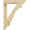 Ekena Millwork Balboa Slat Rough Sawn Bracket, Douglas Fir, 4"W x 24"D x 32"H BKT04X24X32BOA06RDF - alternate 4